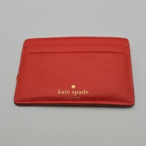Kate Spade Vibrant Red Card Case